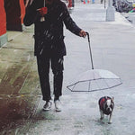 Load image into Gallery viewer, Transparent Dog umbrella leash Pawstressisgone
