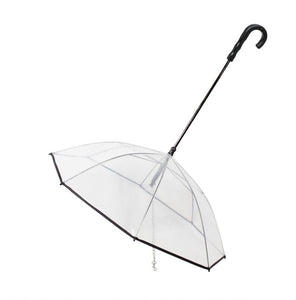 Transparent Dog umbrella leash Pawstressisgone