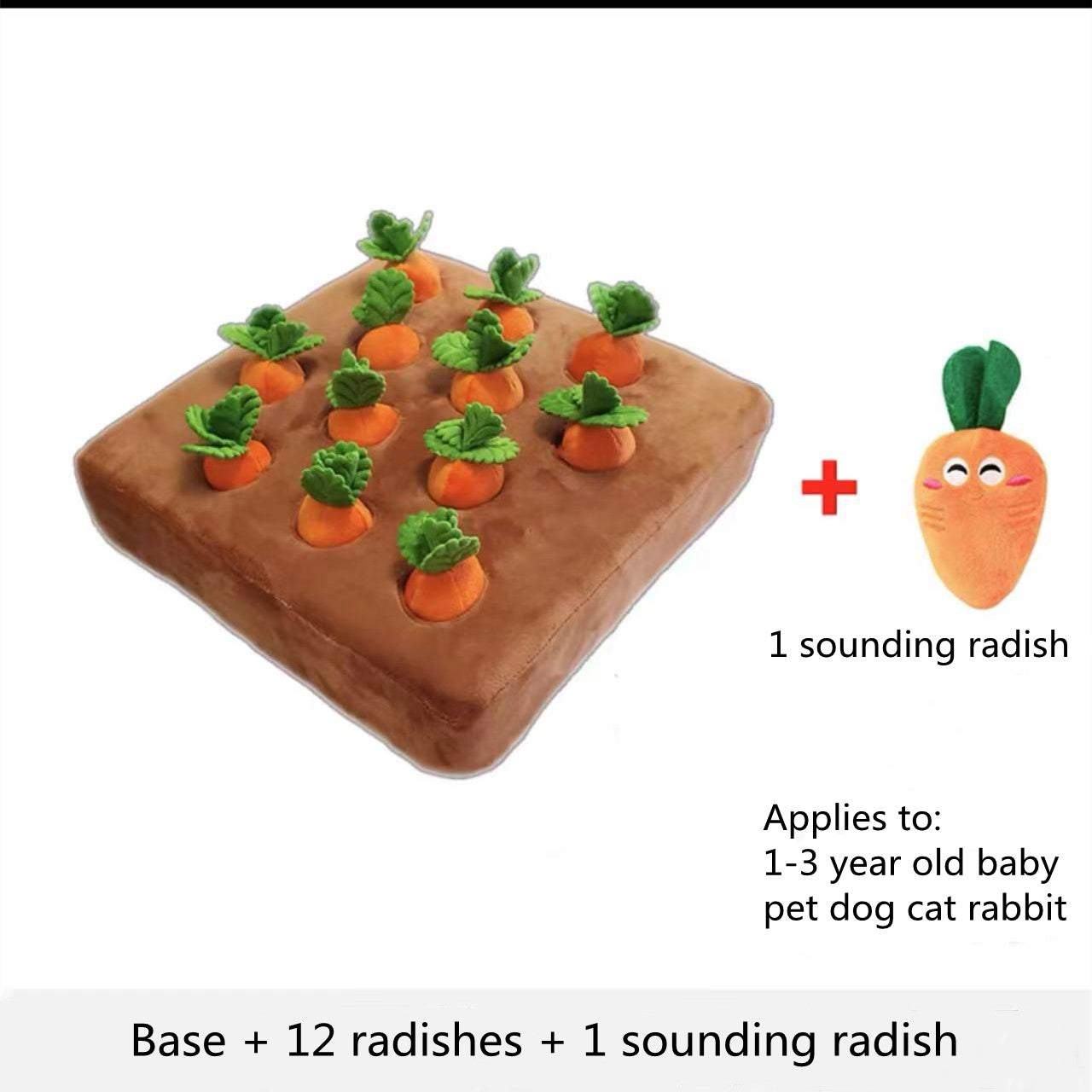 Plush carrot toy Pawstressisgone