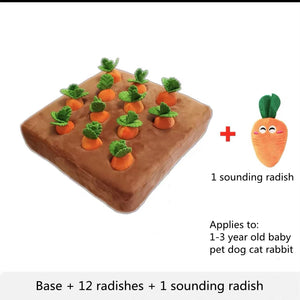 Plush carrot toy Pawstressisgone